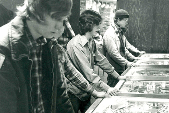 Illini Union Rec Room Pinball Games 1970s