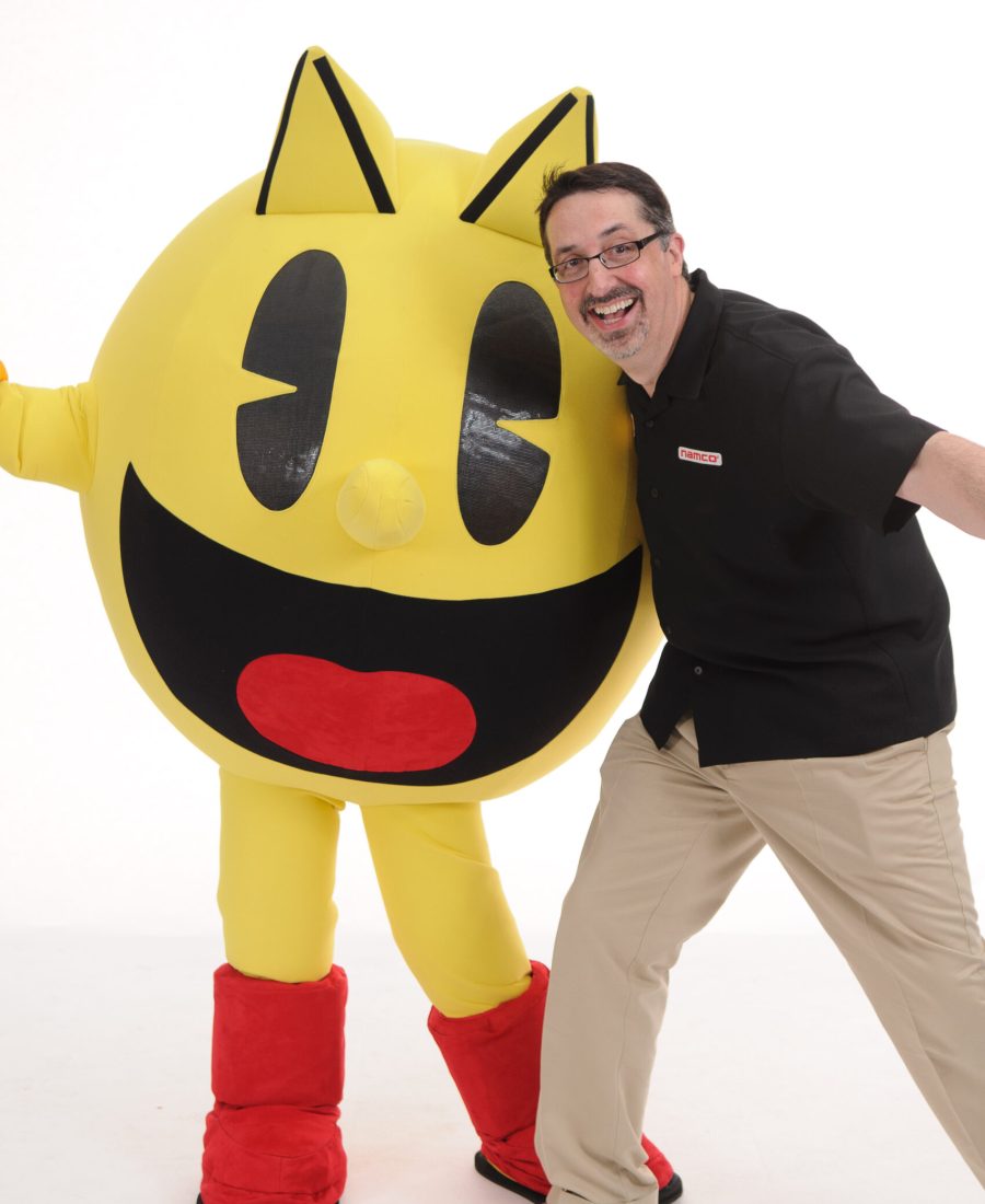 David Bishop and Pac-Man (Right to Left)